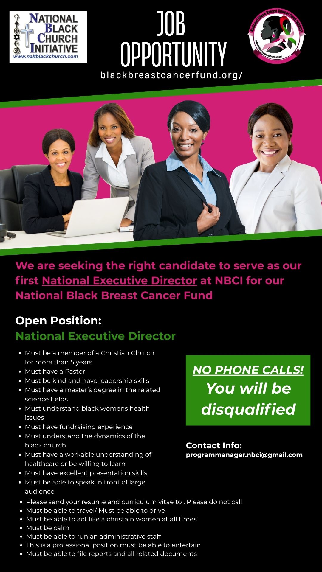 NBBCF Director job