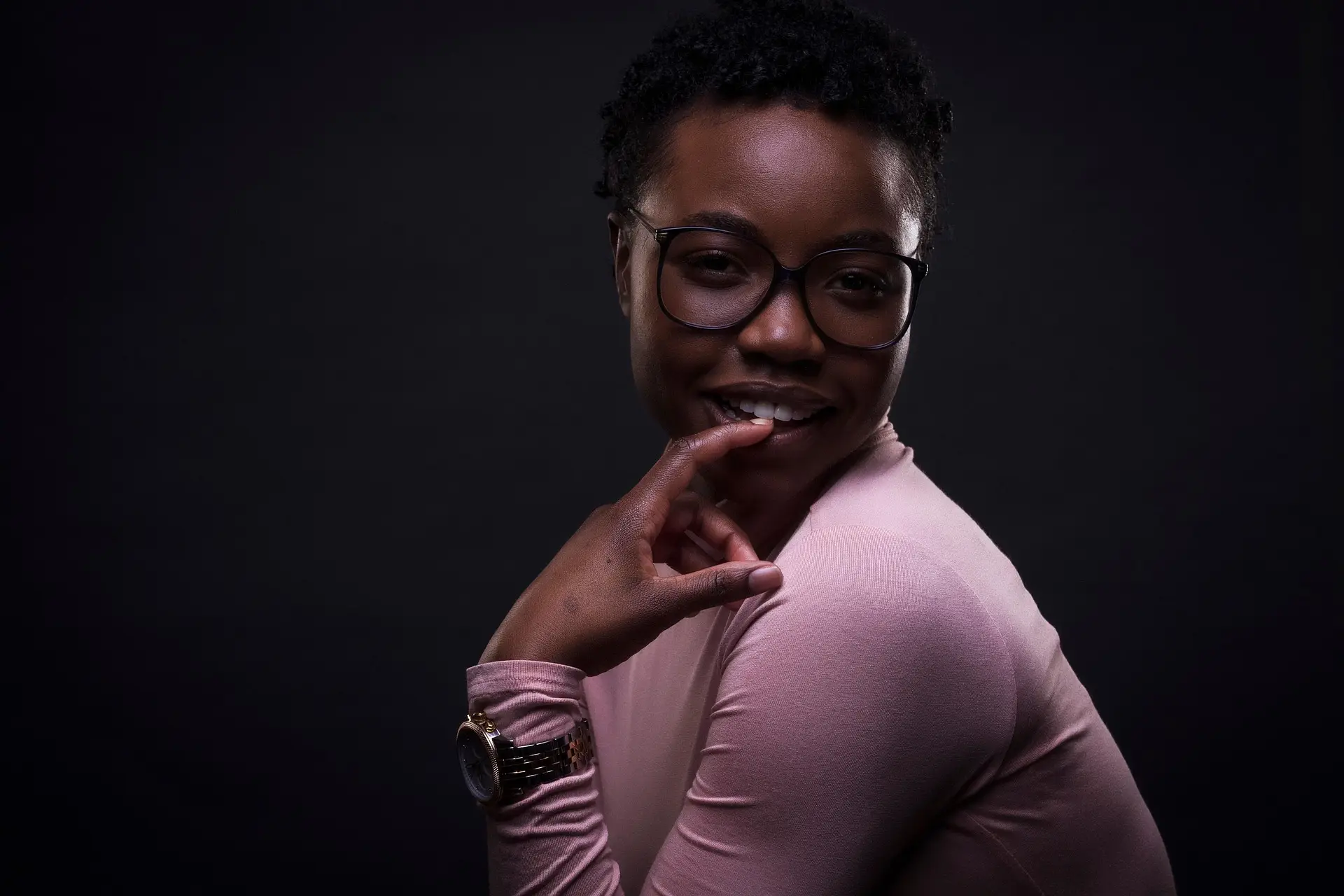 smiling woman